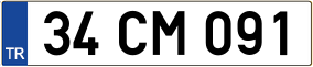 Truck License Plate